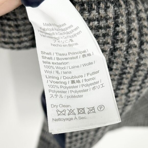 J. Crew Willa Blazer in Houndstooth Wool Size 2 - Picture 9 of 9